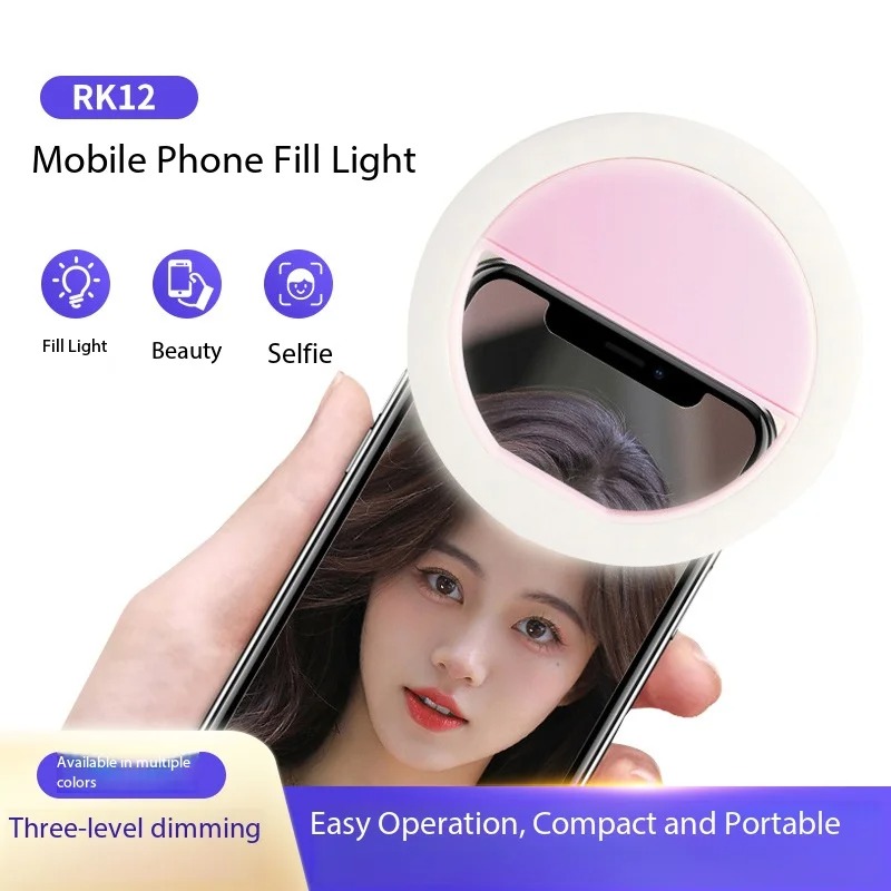 Photography And Videography Lighting - Lampu Cincin Selfie Clip On Isi
