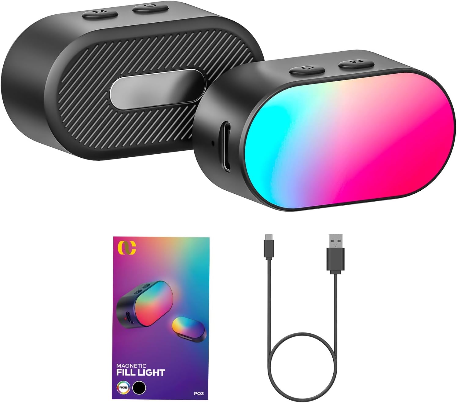 Photography And Videography Lighting - AOCHUAN Lampu Isi Magnetik RGB Mini
