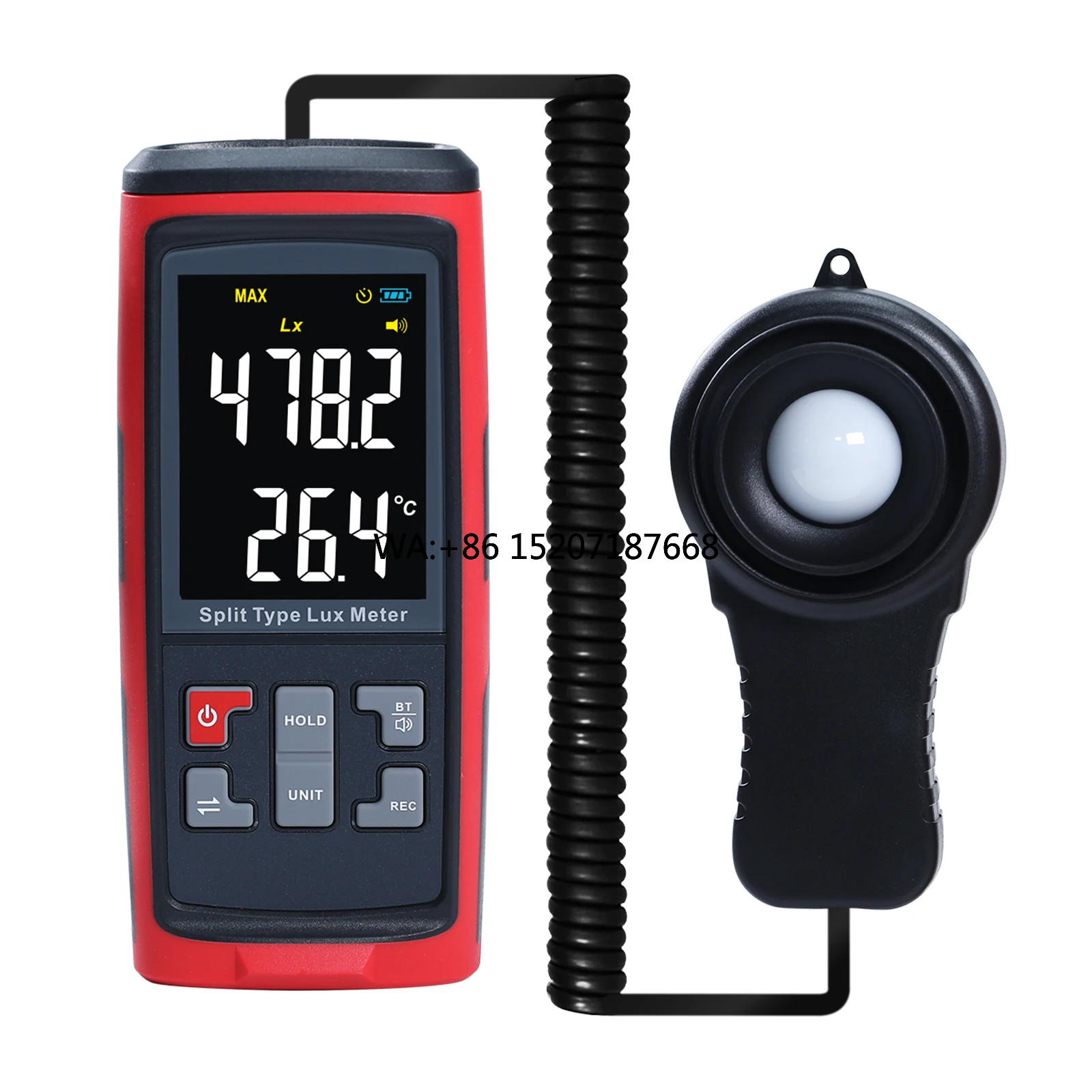 Photography Lighting Types - Iluminometer Cahaya Lux Tipe Terpisah Digital