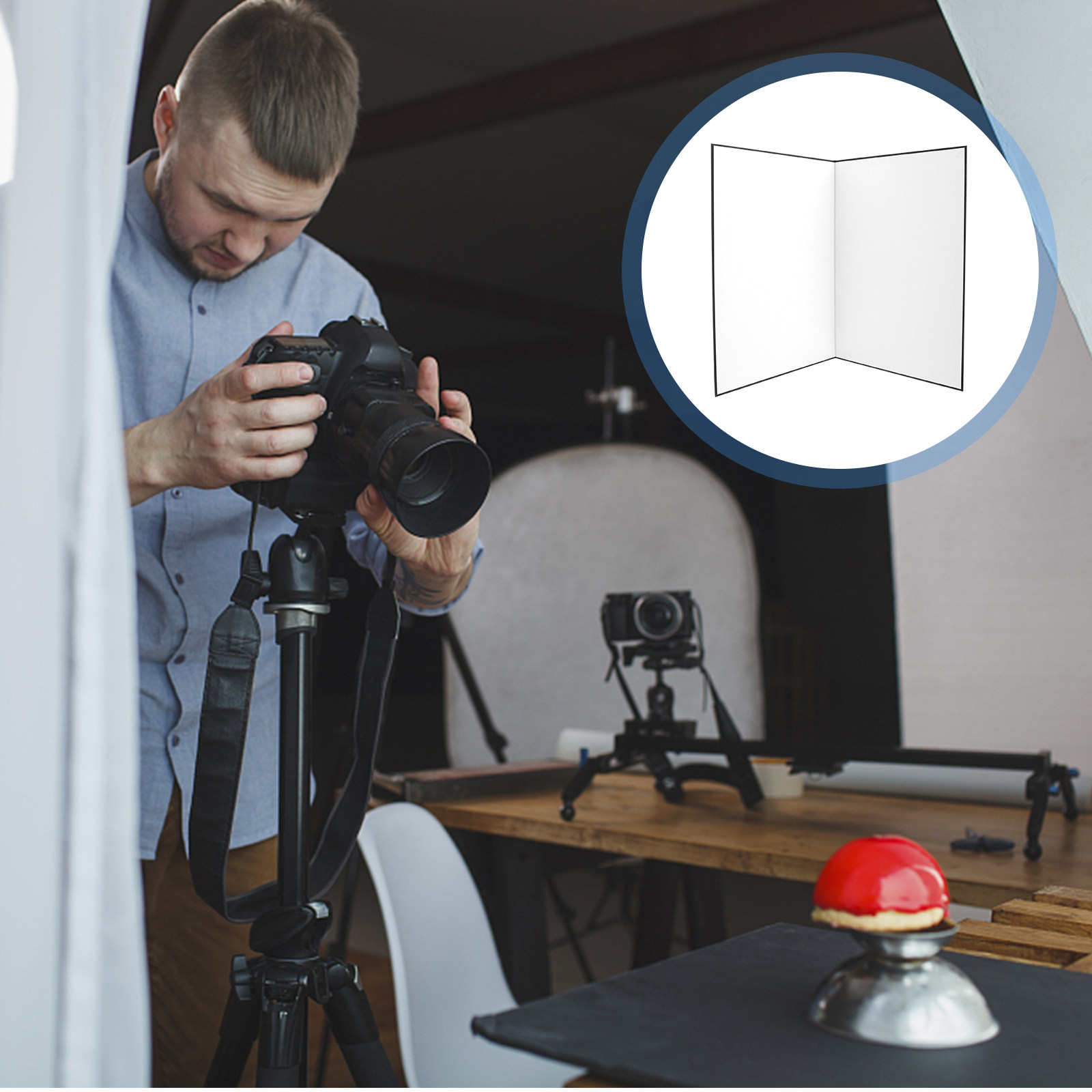 Photography Lighting For Jewelry - Reflektor Cahaya Karton Lipat A3 untuk
