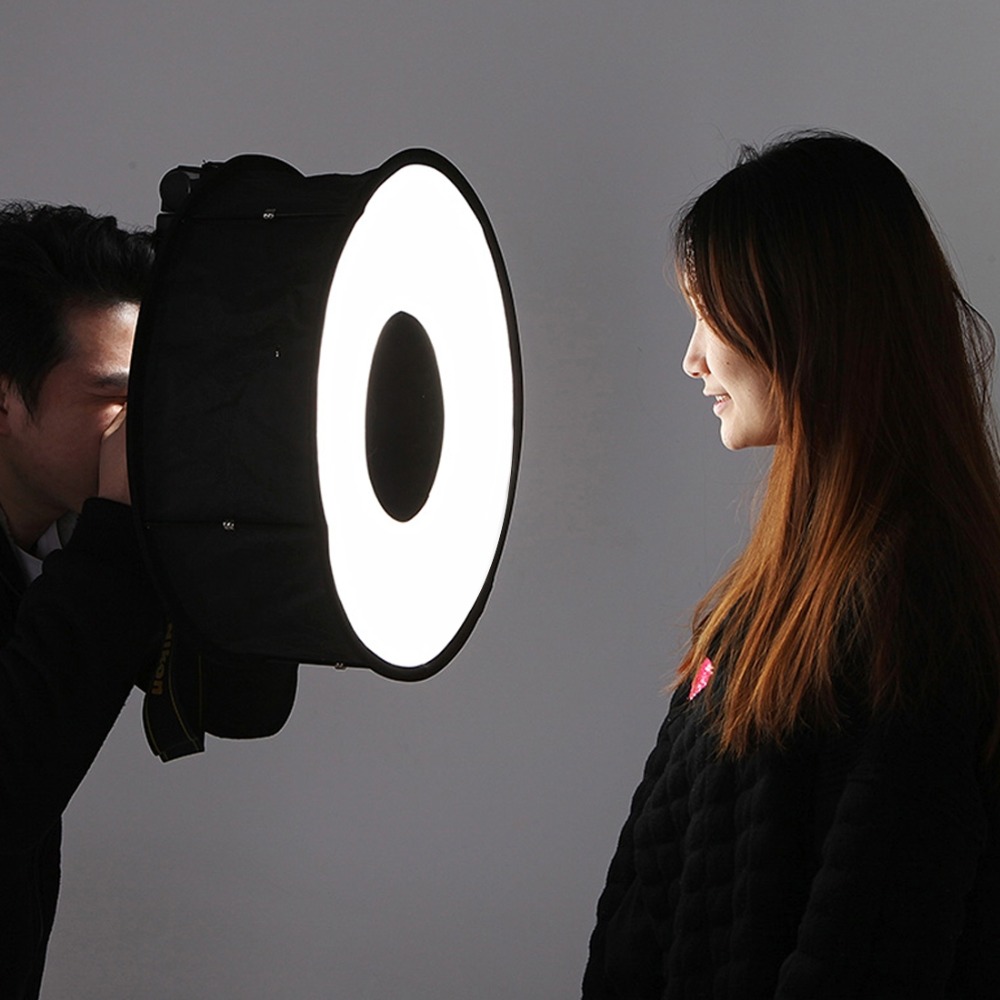 Photography Lighting Style - Softbox Ring 45cm untuk Speedlight, Lampu