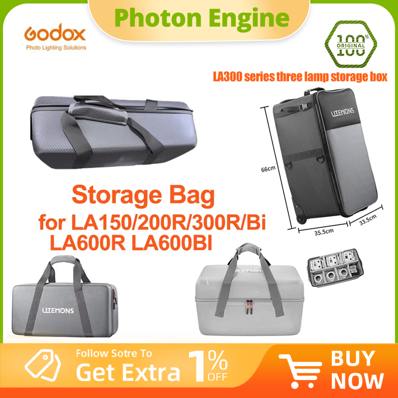 Photography Lighting Bag - Tas Penyimpanan Lampu Fotografi GODOX untuk