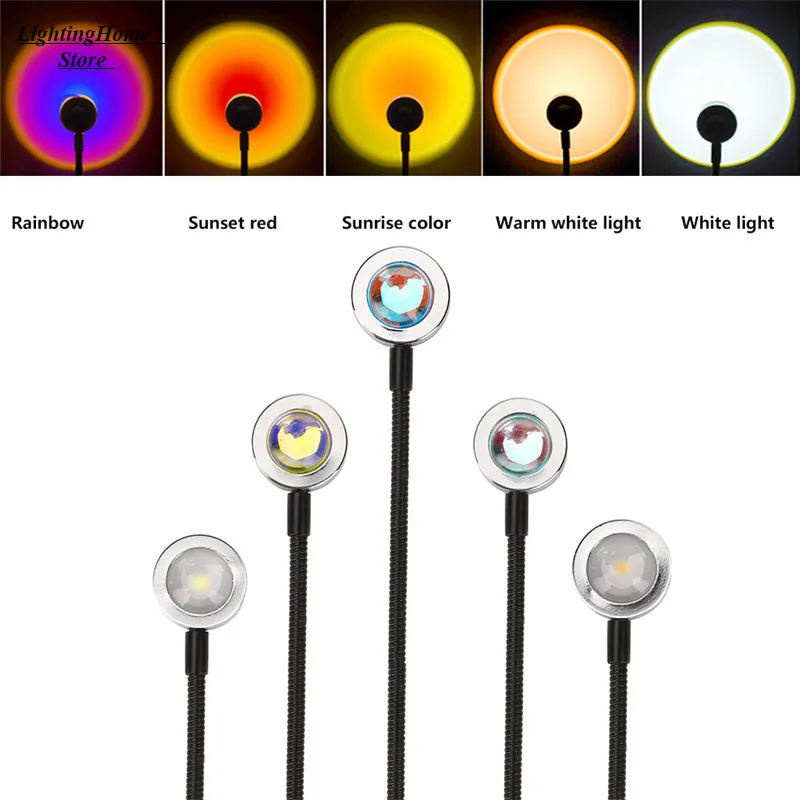 Lighting In Photography Book - Lampu Proyeksi Matahari Terbenam USB Lampu