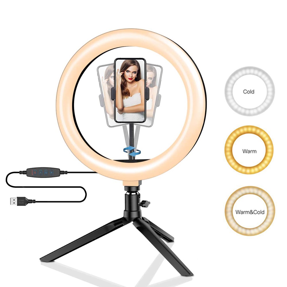 Photography And Videography Lighting - Lampu Ring Led 26cm untuk Tripod,