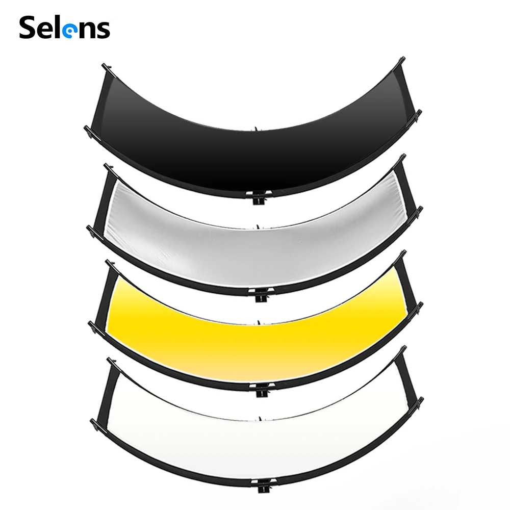 Photography Lighting Types - Selens 4-IN-1 Reflektor Cahaya Tipe-U 105x260cm
