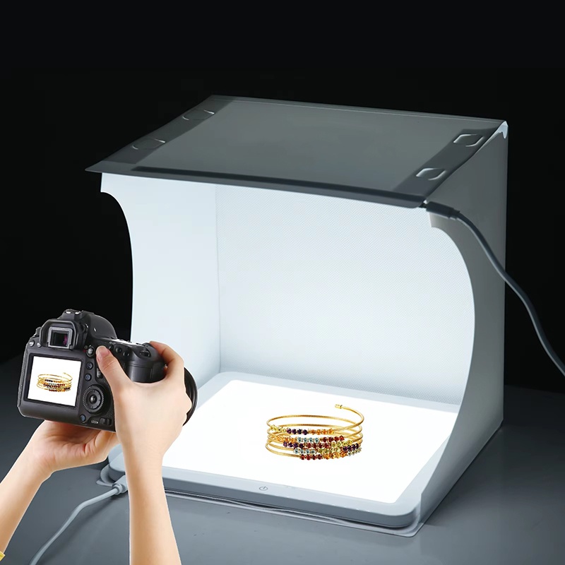 Photography Lighting Setup - Kotak Foto Portabel 20cm, Studio Foto