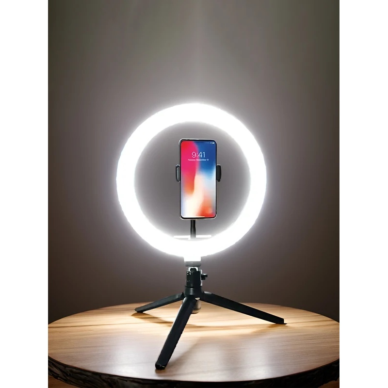 Photography And Videography Lighting - Ring Light Desiontal 26cm dengan Tripod