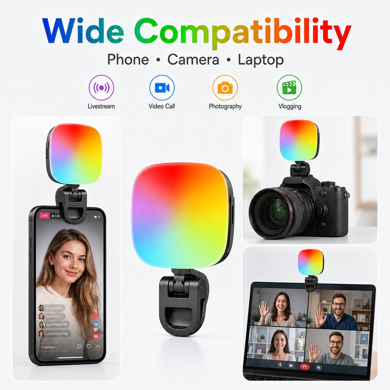 Photography Lighting Outdoor - Lampu LED RGB Portabel untuk Fotografi,