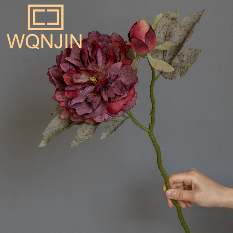Photography Artificial Lighting - 1 Buah Bunga Simulasi Peony Besar