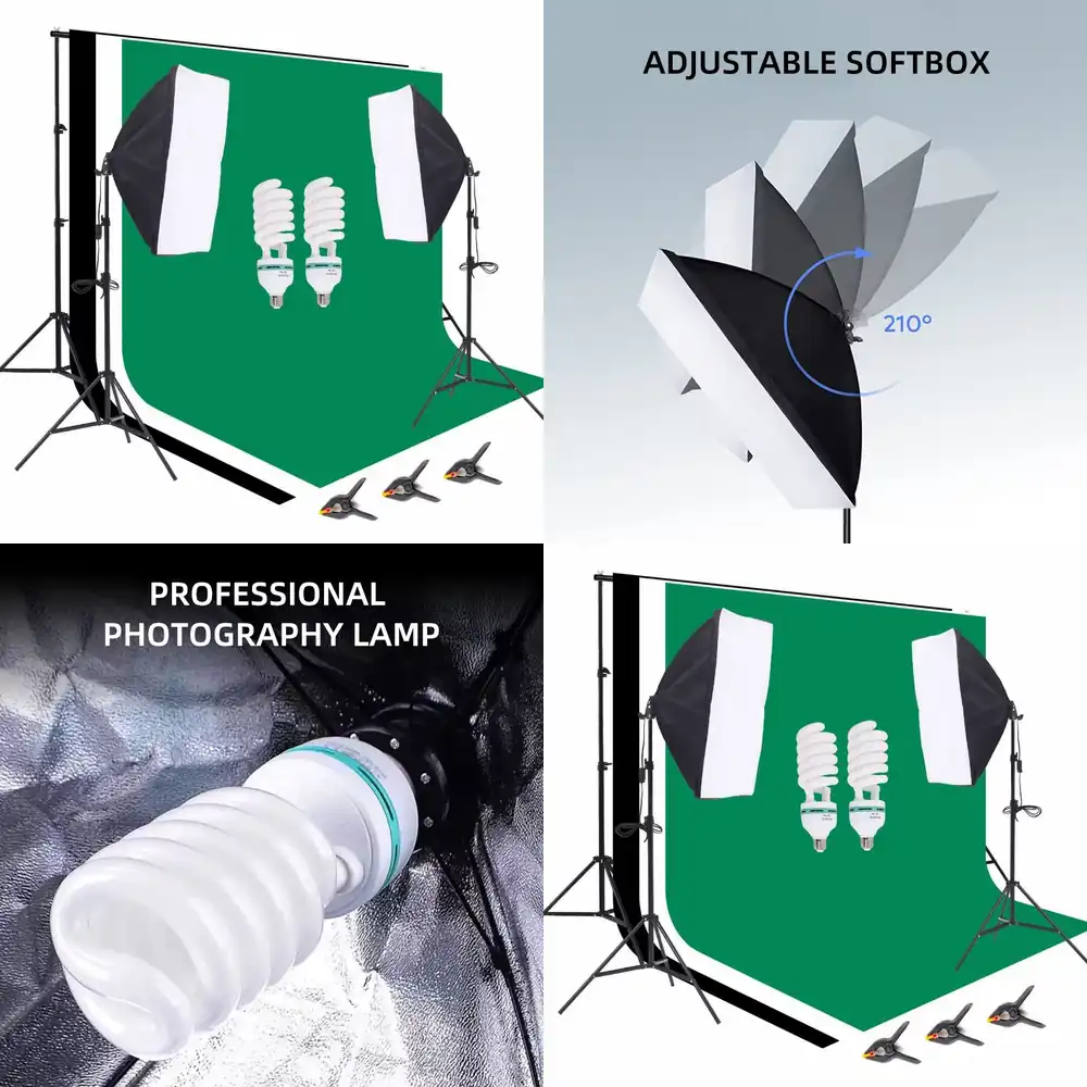 Photography Umbrella Lighting Kit - 1 Set Perlengkapan Studio Foto 2.6*3m