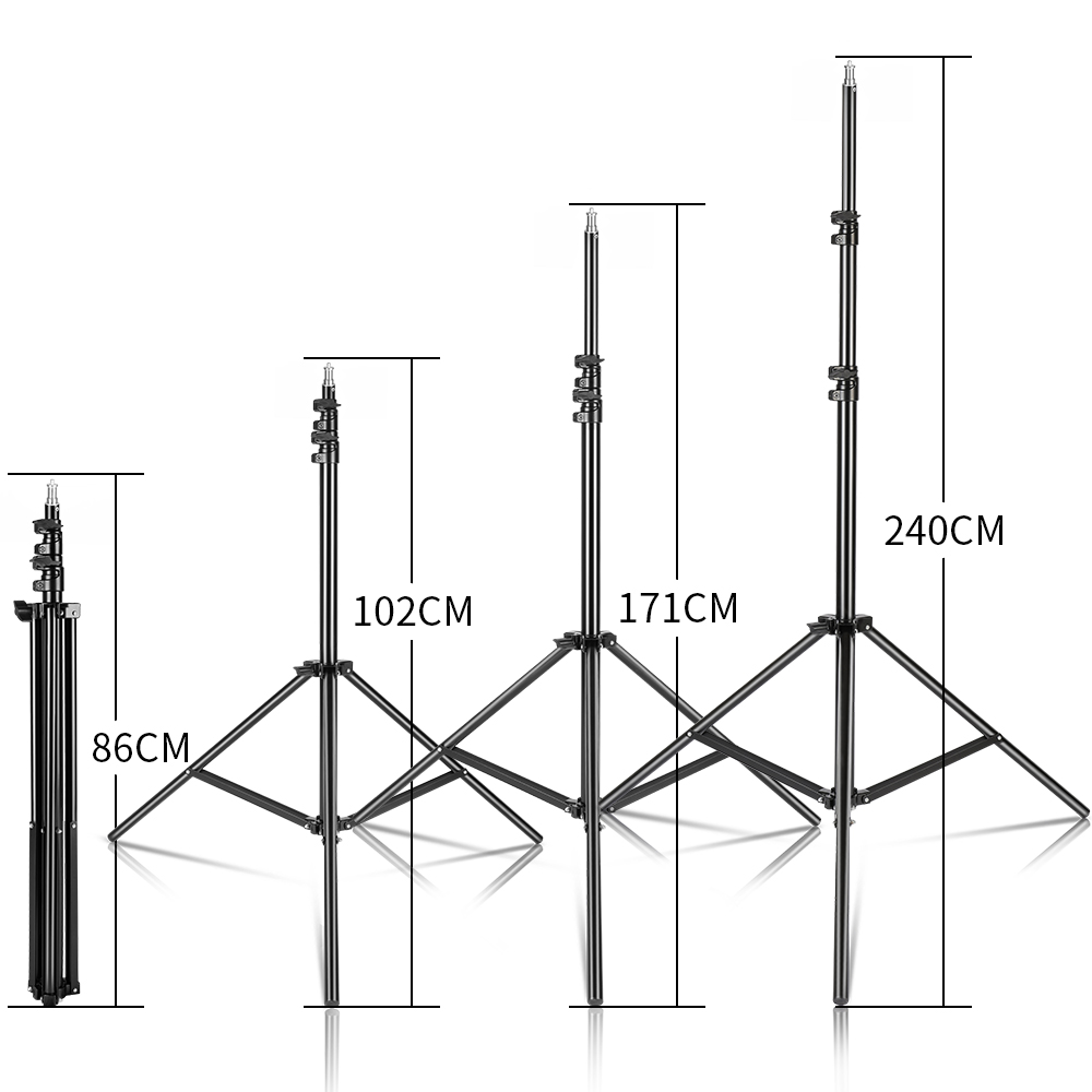240CM/7.9FT 1/4 Sekrup Penyang - Photography Umbrella Lighting Kit ulasan dan harga