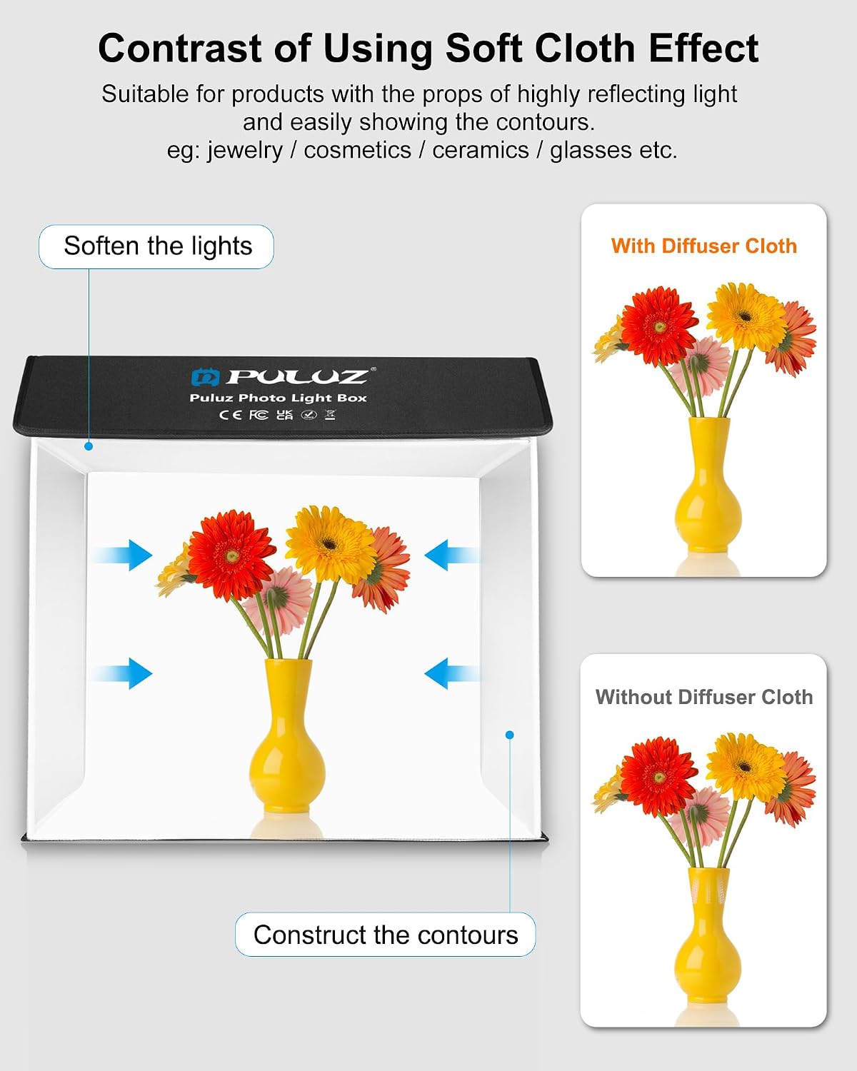 Kotak Lampu Fotografi, Portabe - Photography Lighting For Jewelry ulasan dan harga