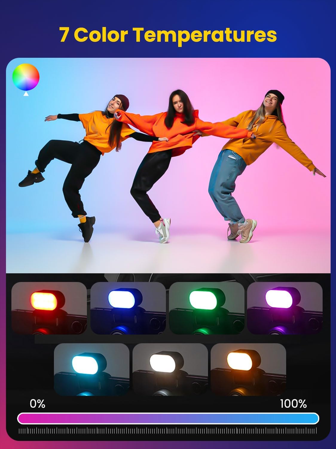 AOCHUAN Lampu Isi Magnetik RGB - Photography And Videography Lighting ulasan dan harga