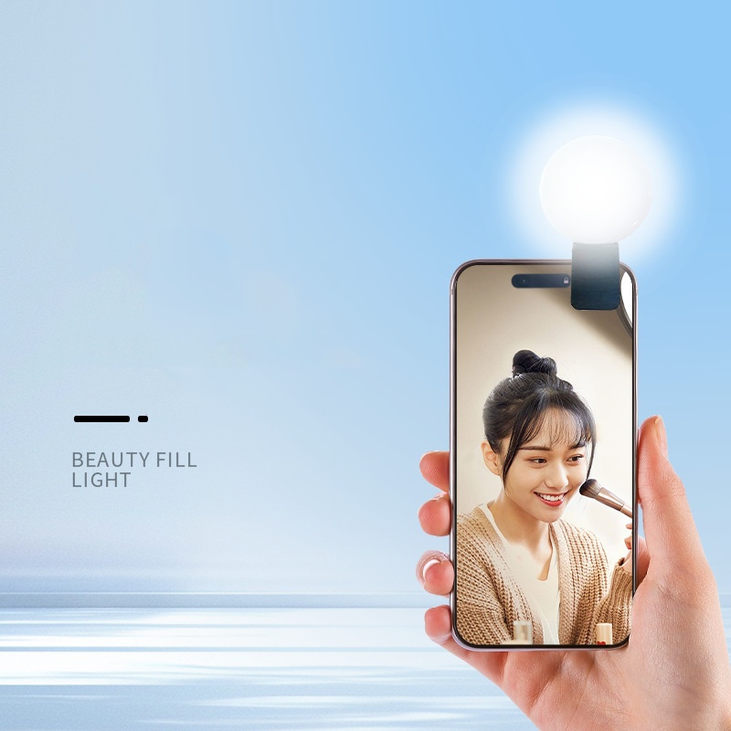 Lampu Selfie Mini Q Bulat, Lam - Photography And Videography Lighting ulasan dan harga