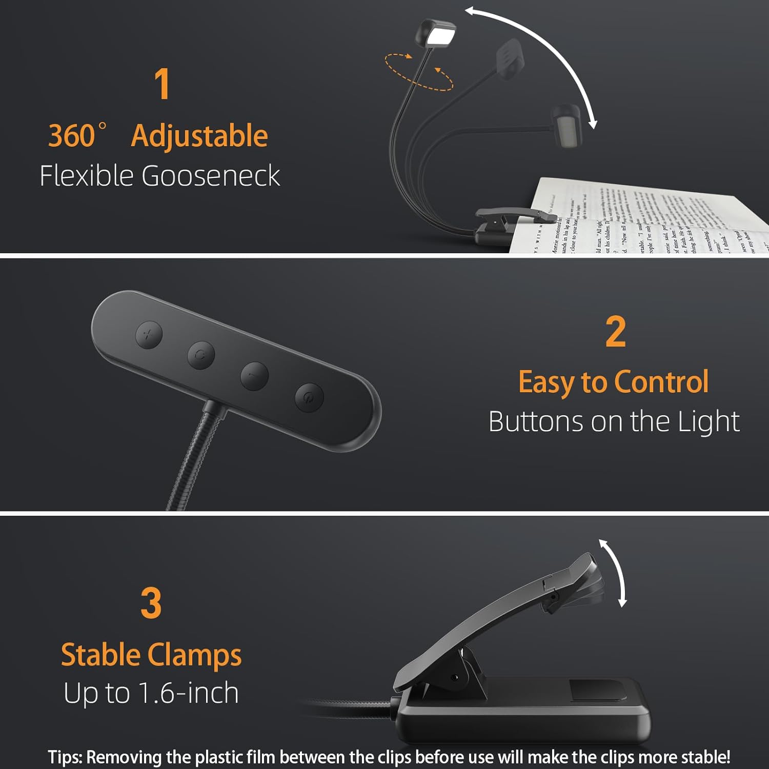 Lampu Buku 14 LED USB Isi Ulan - Photography Lighting Book ulasan dan harga