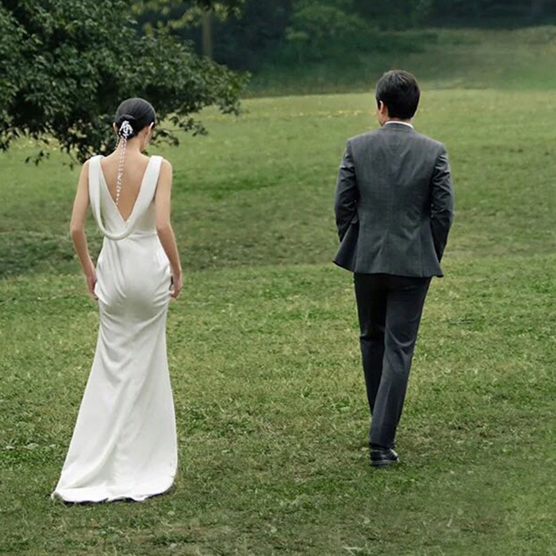 Gaun Pengantin Gaya Korea Ring - Photography Lighting Style ulasan dan harga