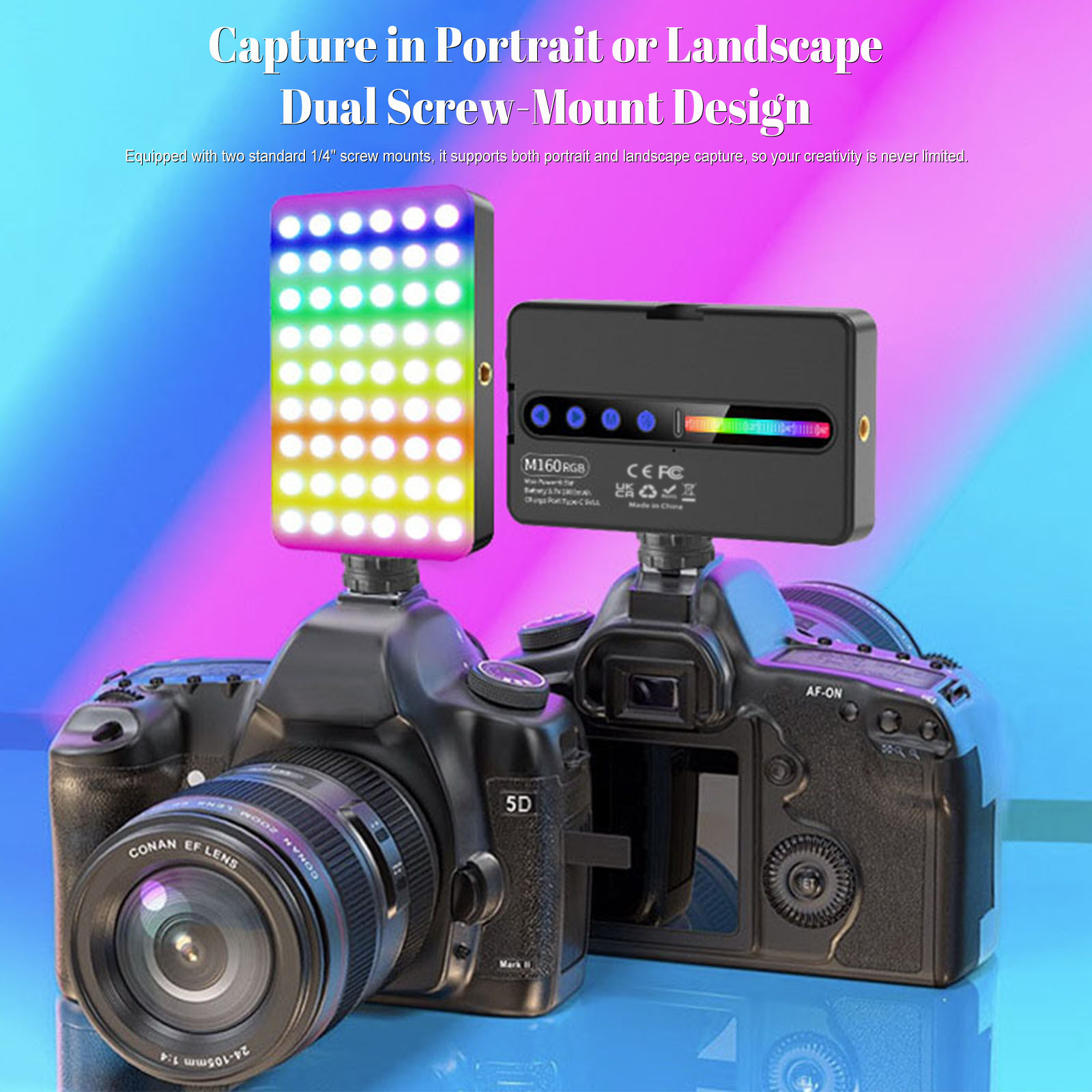 Lampu Video LED RGB 6.5W 2700K - Photography Lighting Types ulasan dan harga