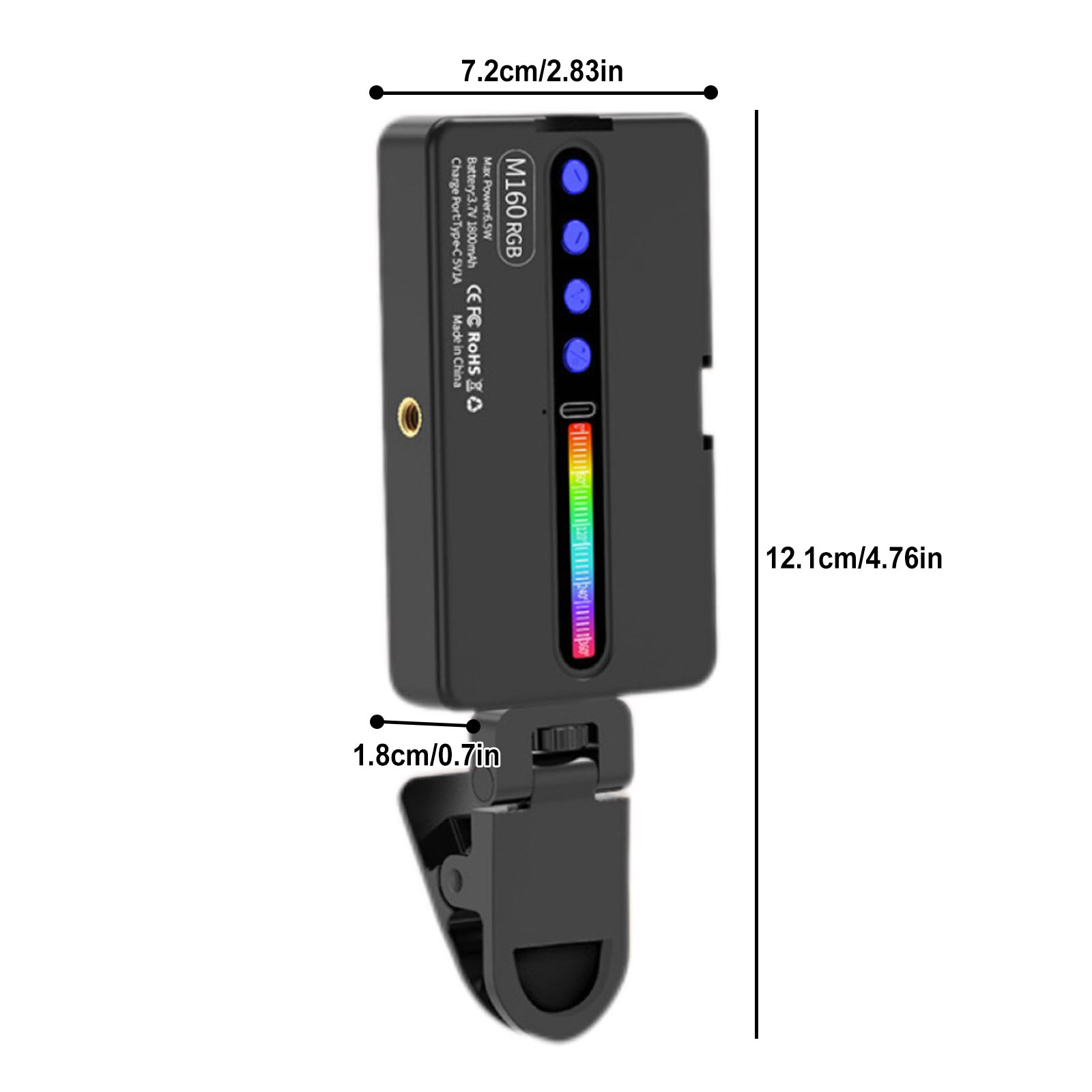 Lampu Video LED RGB 6.5W 2700K - Photography Lighting Types ulasan dan harga