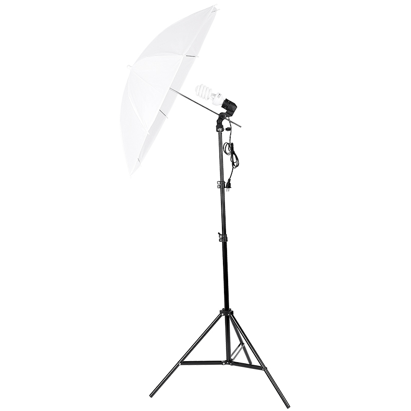 Kit Pencahayaan Kontinu Studio - Photography Umbrella Lighting Kit ulasan dan harga