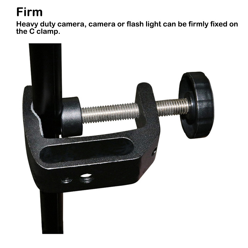 Penjepit Berbentuk C dari Padu - Photography Lighting Types ulasan dan harga