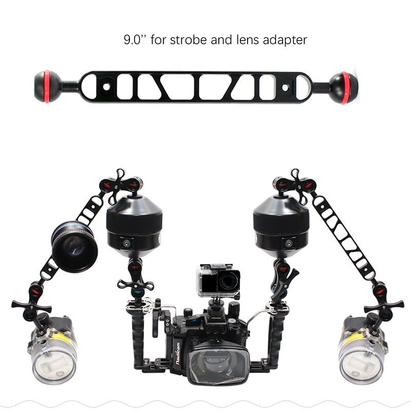 Adaptor Bola Aluminium Nitescu - Photography Umbrella Lighting Kit ulasan dan harga