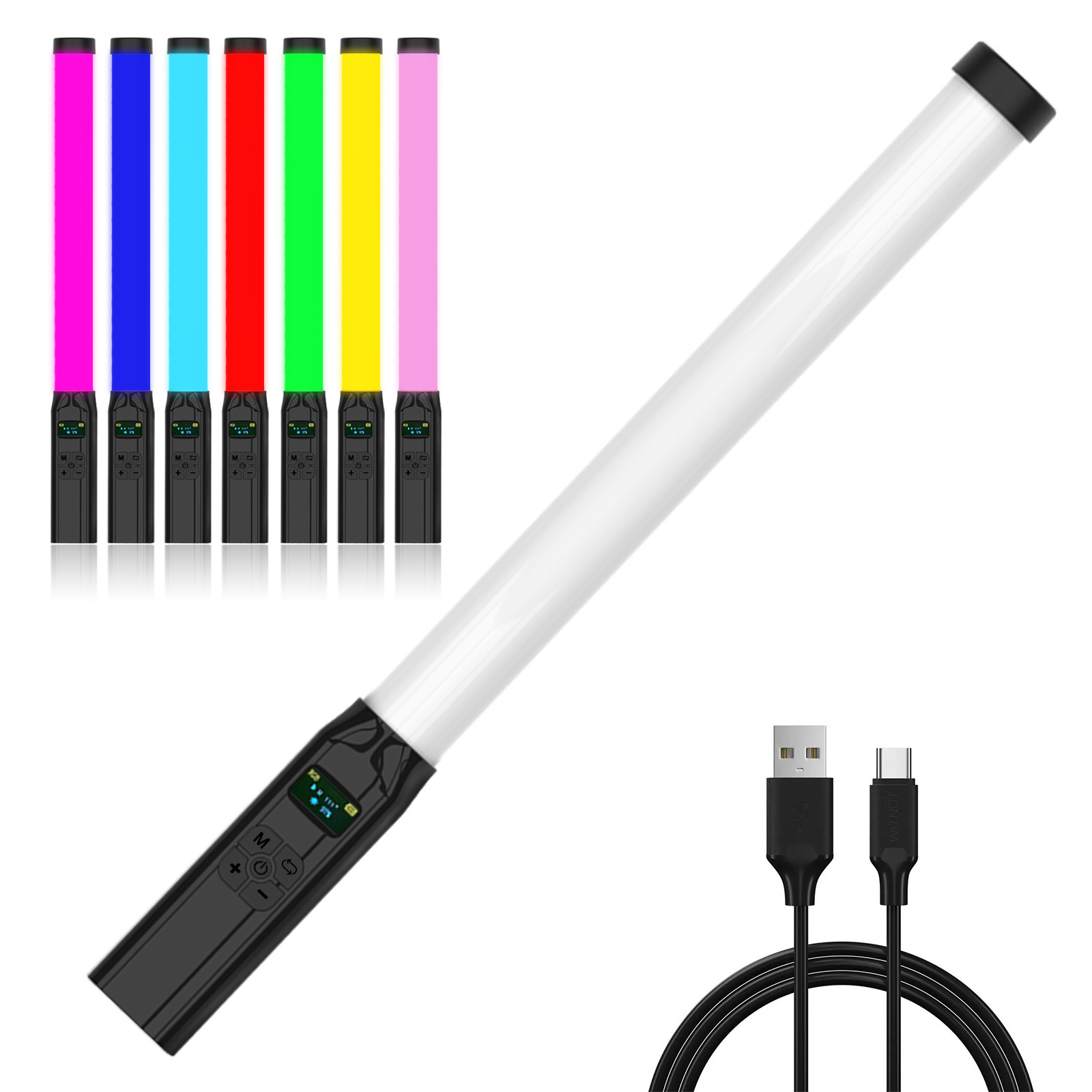 Lampu stik RGB 50CM, lampu tab - Photography Lighting Types ulasan dan harga