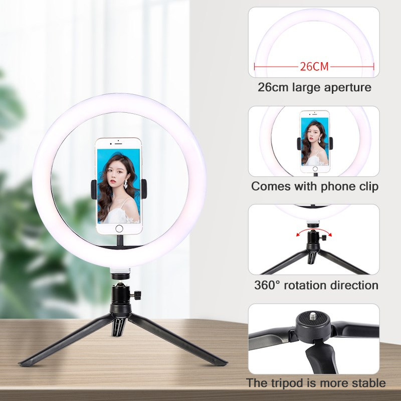Lampu Ring Led 26cm untuk Trip - Photography And Videography Lighting ulasan dan harga