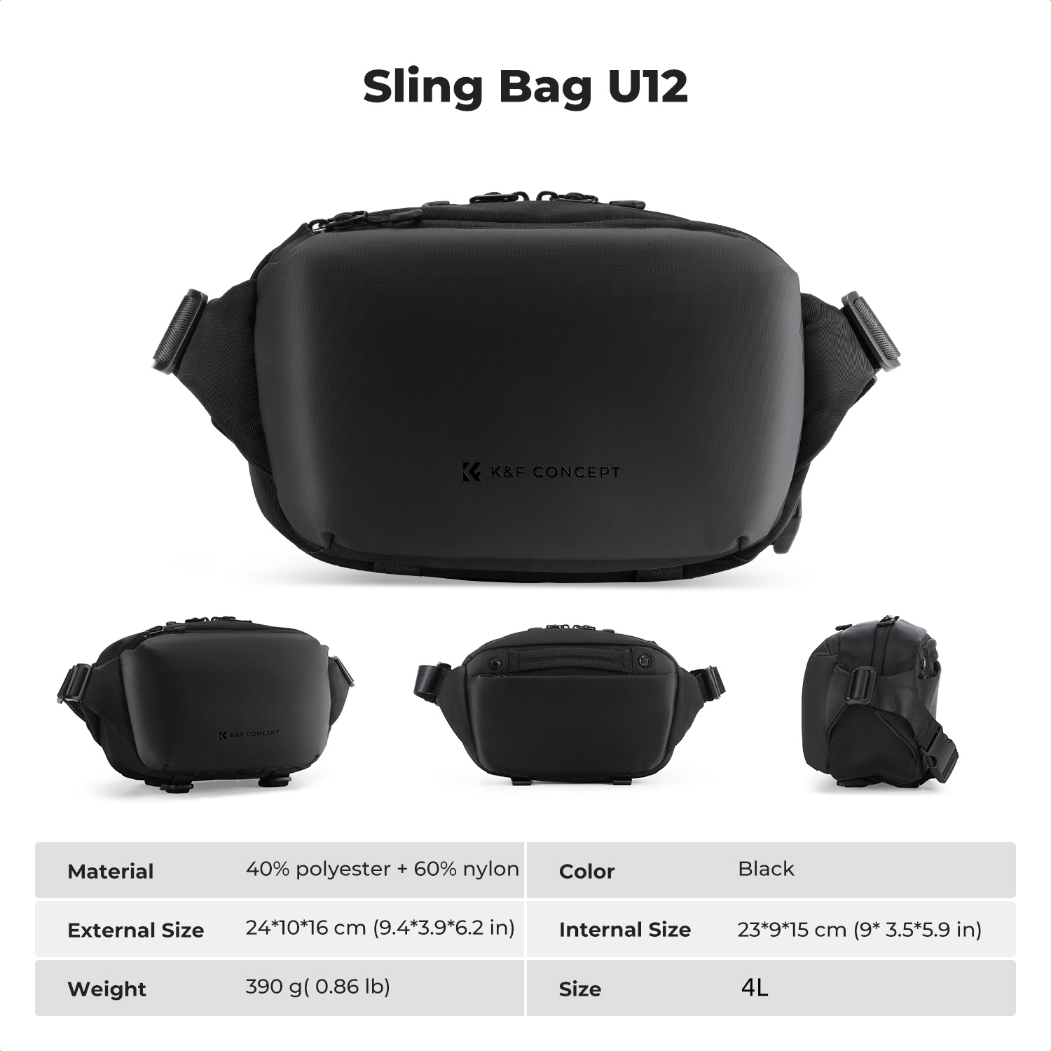 K&F CONCEPT 4L Tas Selempang K - Photography Lighting Bag ulasan dan harga