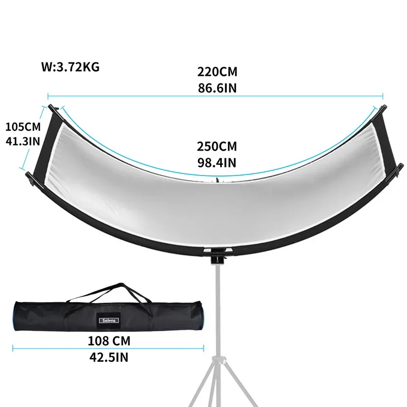 Selens 4-IN-1 Reflektor Cahaya - Photography Lighting Types ulasan dan harga