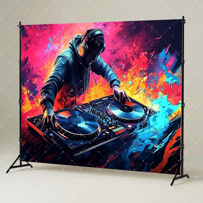 Dekorasi Pesta DJ Musik Hip Ho - Photography Lighting Setup ulasan dan harga