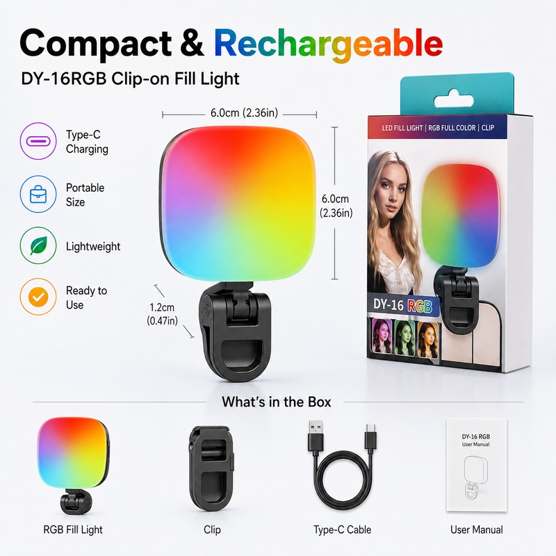 Lampu LED RGB Portabel untuk F - Photography Lighting Outdoor ulasan dan harga
