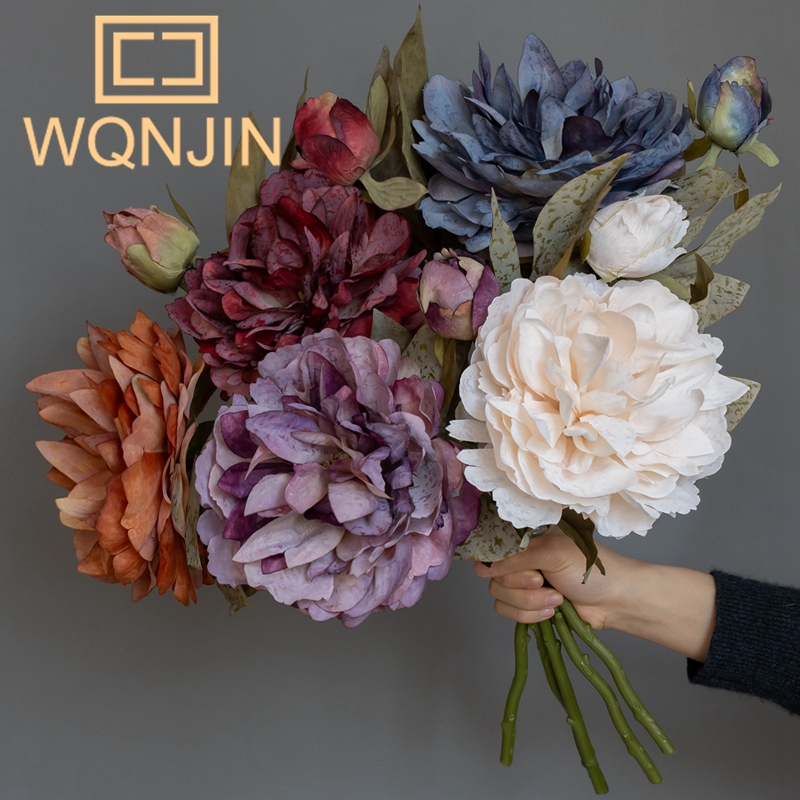 1 Buah Bunga Simulasi Peony Be - Photography Artificial Lighting ulasan dan harga
