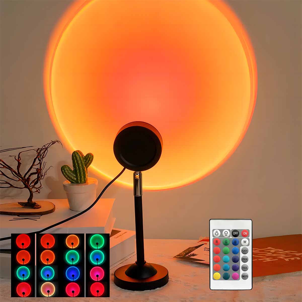Lampu Proyeksi Matahari Terben - Photography Lighting Setup ulasan dan harga