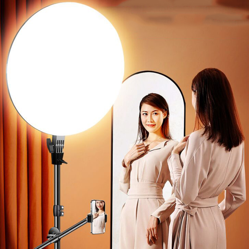 Kit Lampu Video LED Ukuran Bes - Photography Umbrella Lighting Kit ulasan dan harga