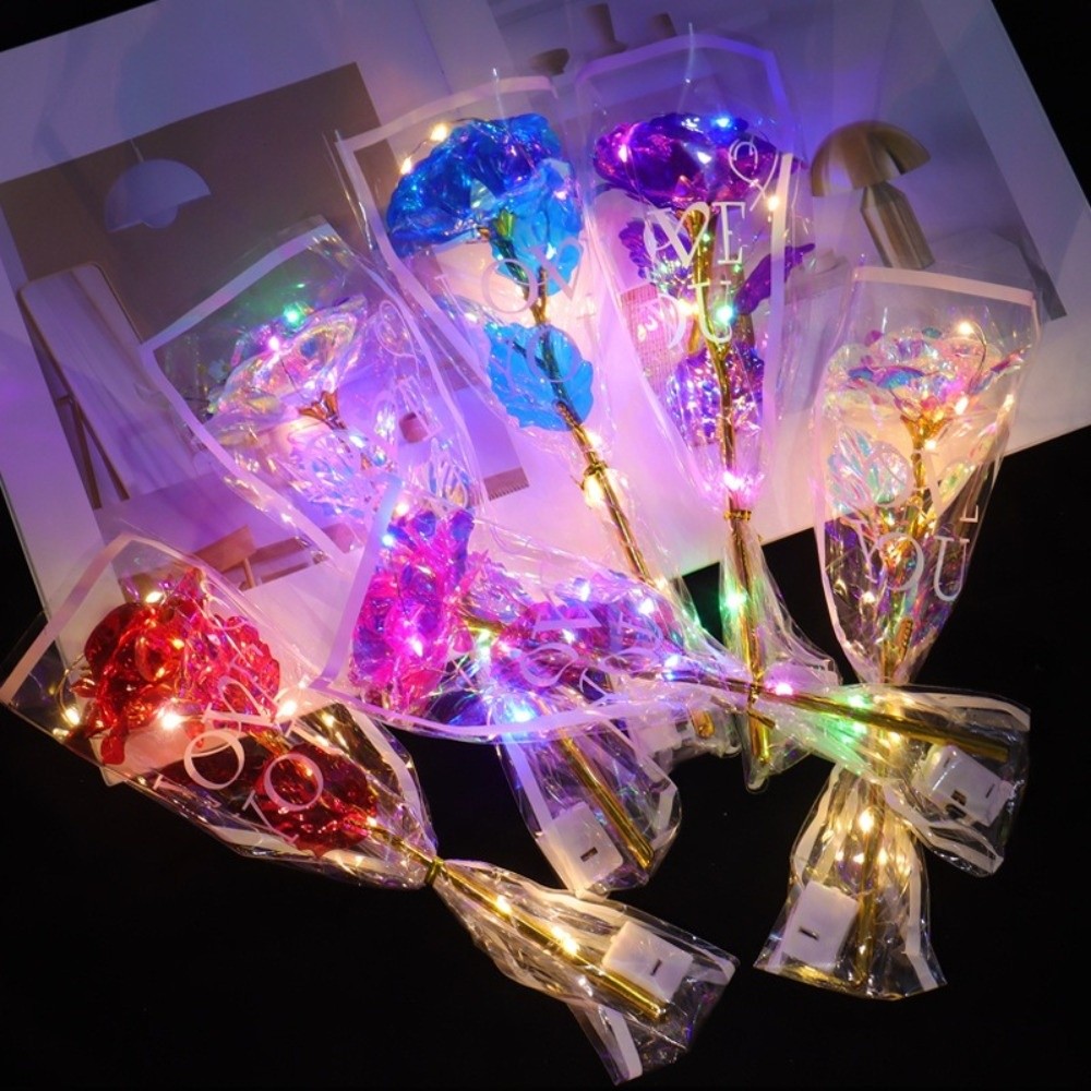 Lampu LED Bunga Mawar Foil Ema - Photography Artificial Lighting ulasan dan harga