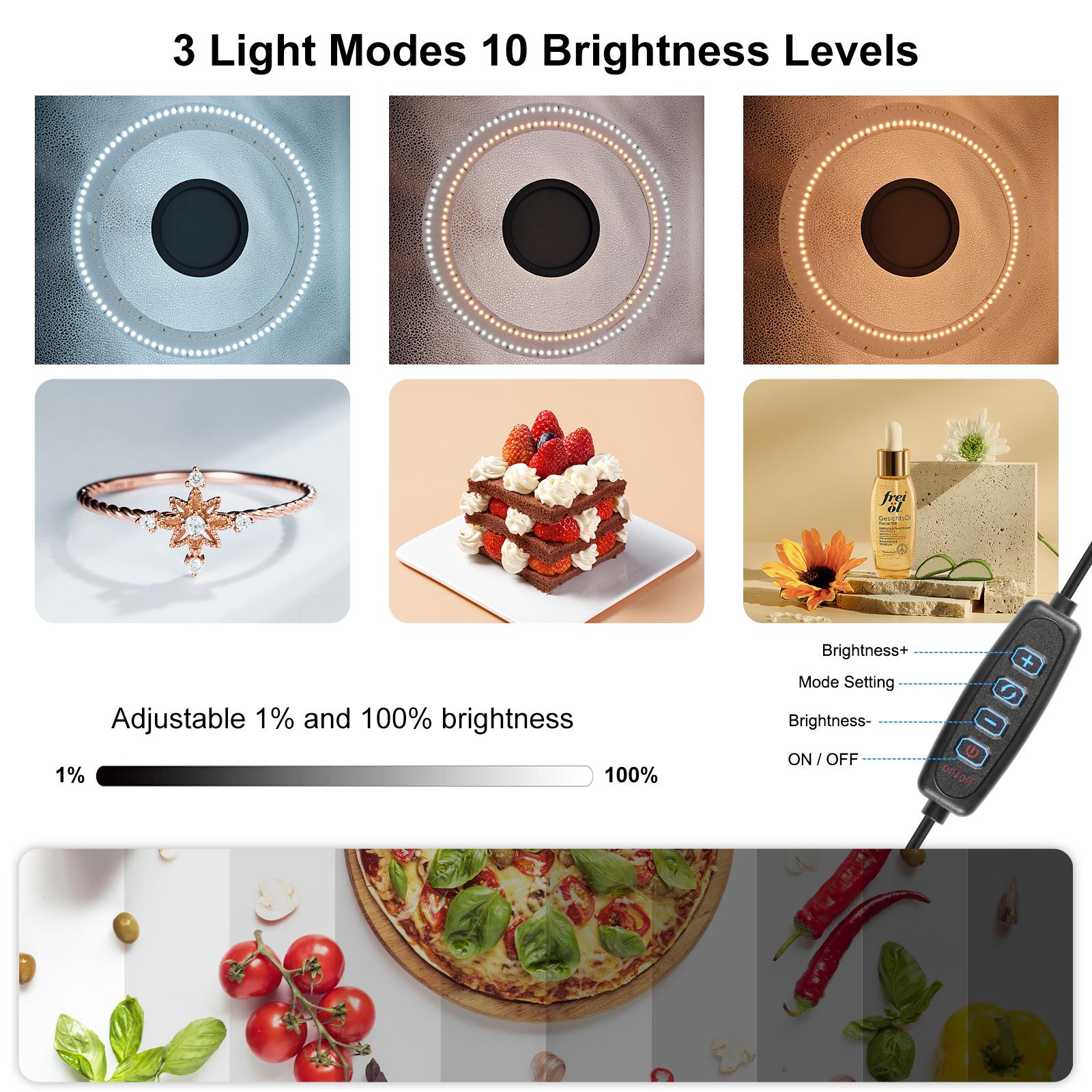 PULUZ Lampu Cincin Lipat Porta - Photography Lighting Types ulasan dan harga