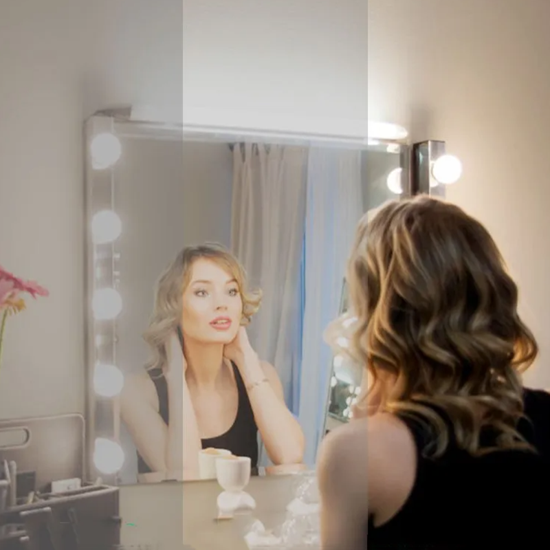 Lampu Cermin Rias LED Gaya Hol - Makeup Photography Lighting ulasan dan harga