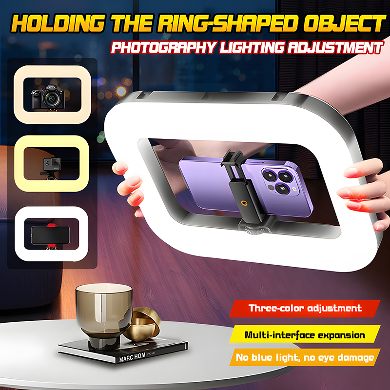 Lampu LED Ring Genggam Roreta, - Photography Artificial Lighting ulasan dan harga