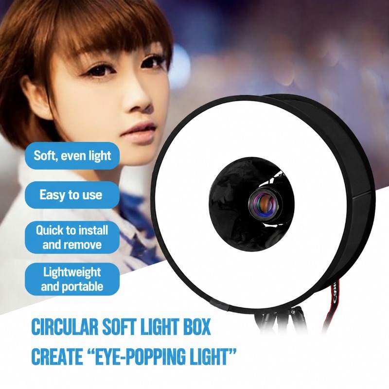 Softbox Lipat 45cm Tipe Univer - Photography Lighting Types ulasan dan harga