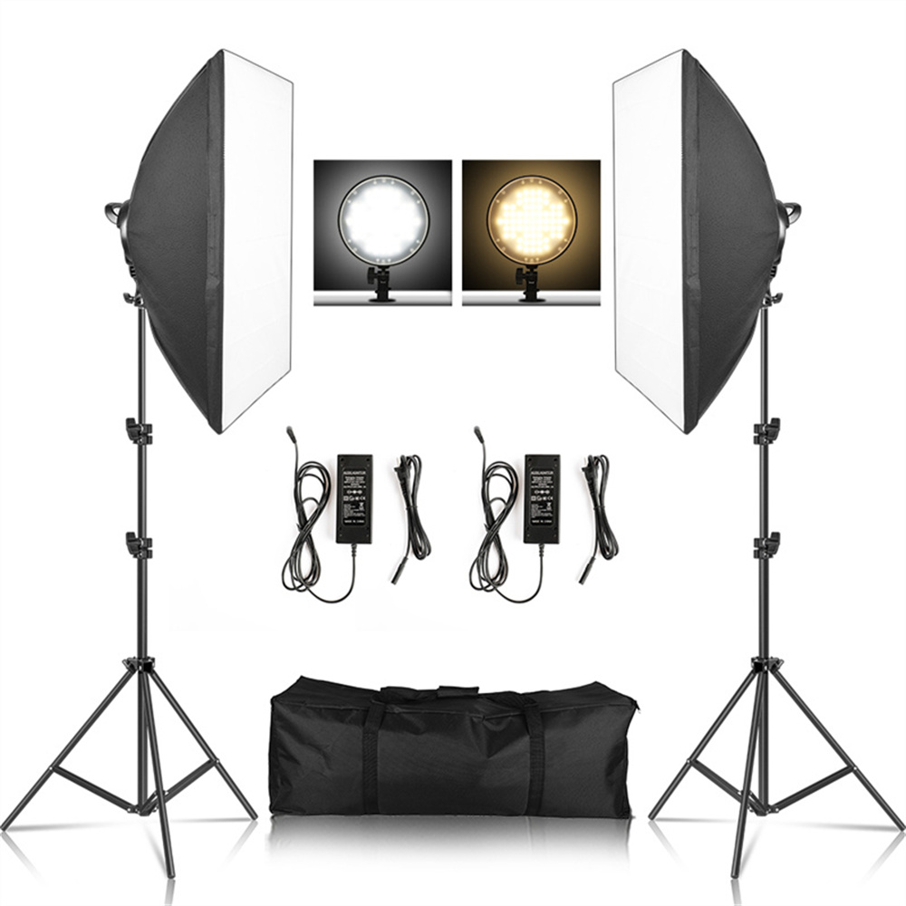 Softbox Kit Fotografi Cahaya F - Photography Umbrella Lighting Kit ulasan dan harga